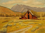 Barn and Butte